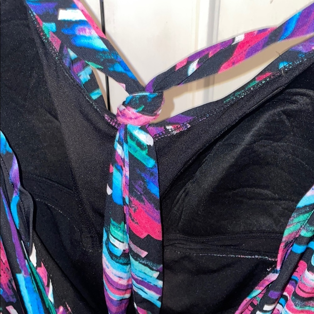 Catalina Pink and Blue Swim Camisole - Picture 7 of 7